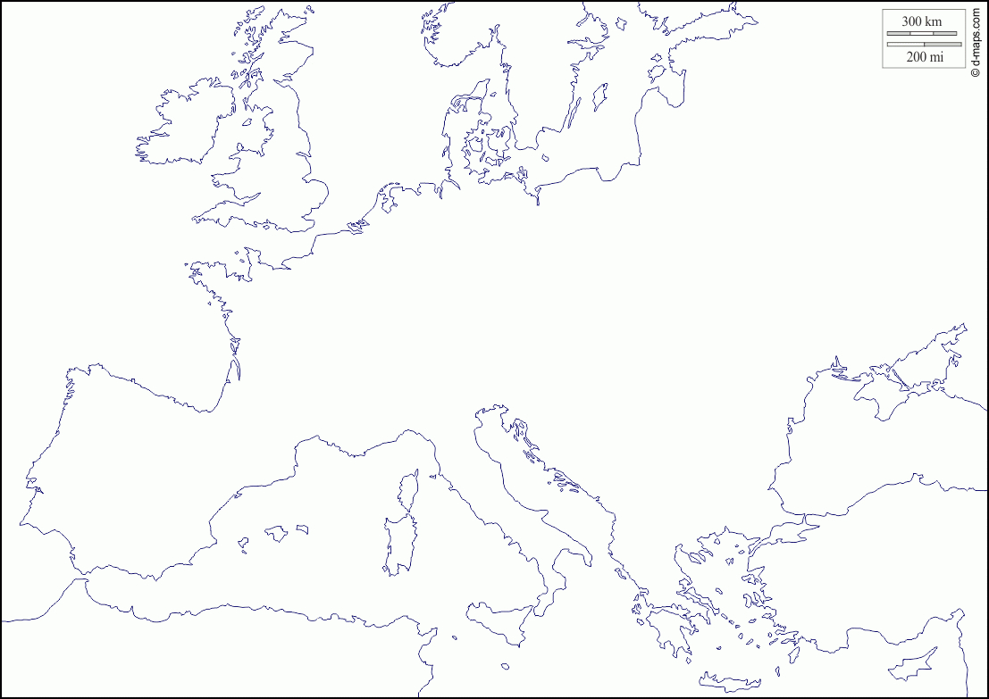 Europe 1914 Carte Géographique Gratuite, Carte intérieur Carte De L Europe Vierge