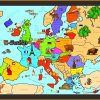 Europe - Carte Avec Symboles Des Pays | Carte Europe pour Carte De L Europe Avec Pays