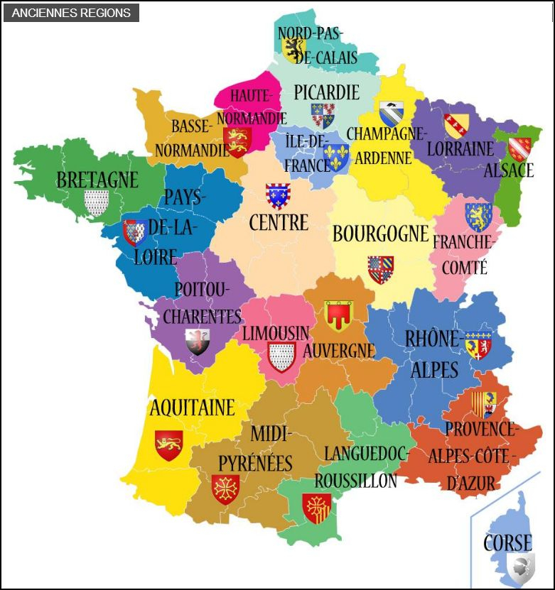 Excel :Créer Une Carte Interactive Sous Excel, Et Si La destiné Carte Nouvelles Régions De France