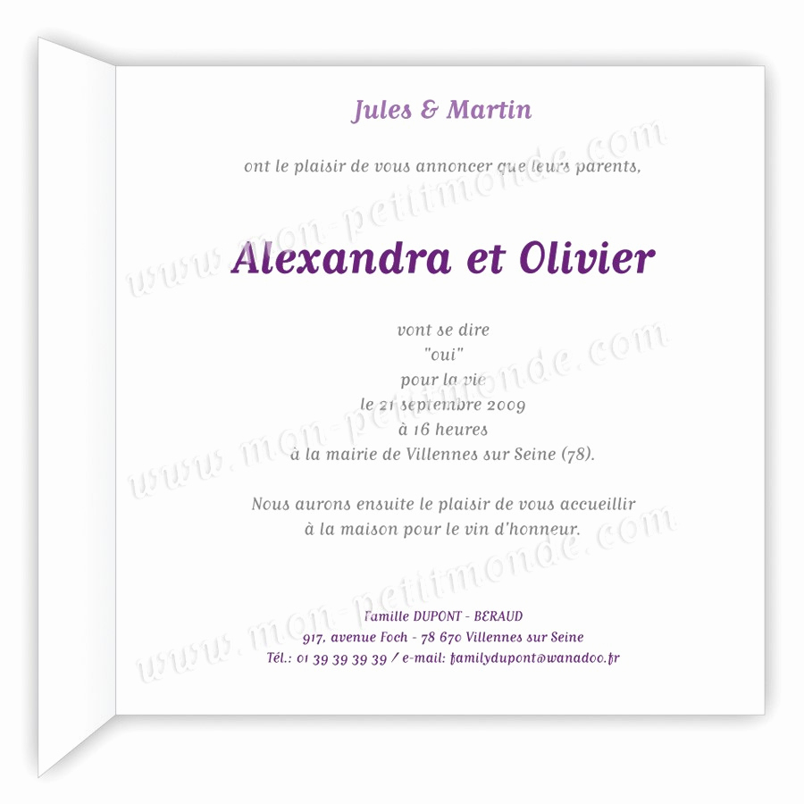 Exemple Invitation Vin D'Honneur Mariage | D'Invitation pour Texte Invitation Vin D Honneur Mariage