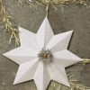 Fabriquer Une Étoile De Noël En Papier Plié En 3D dedans Decoupage Etoile De Noel
