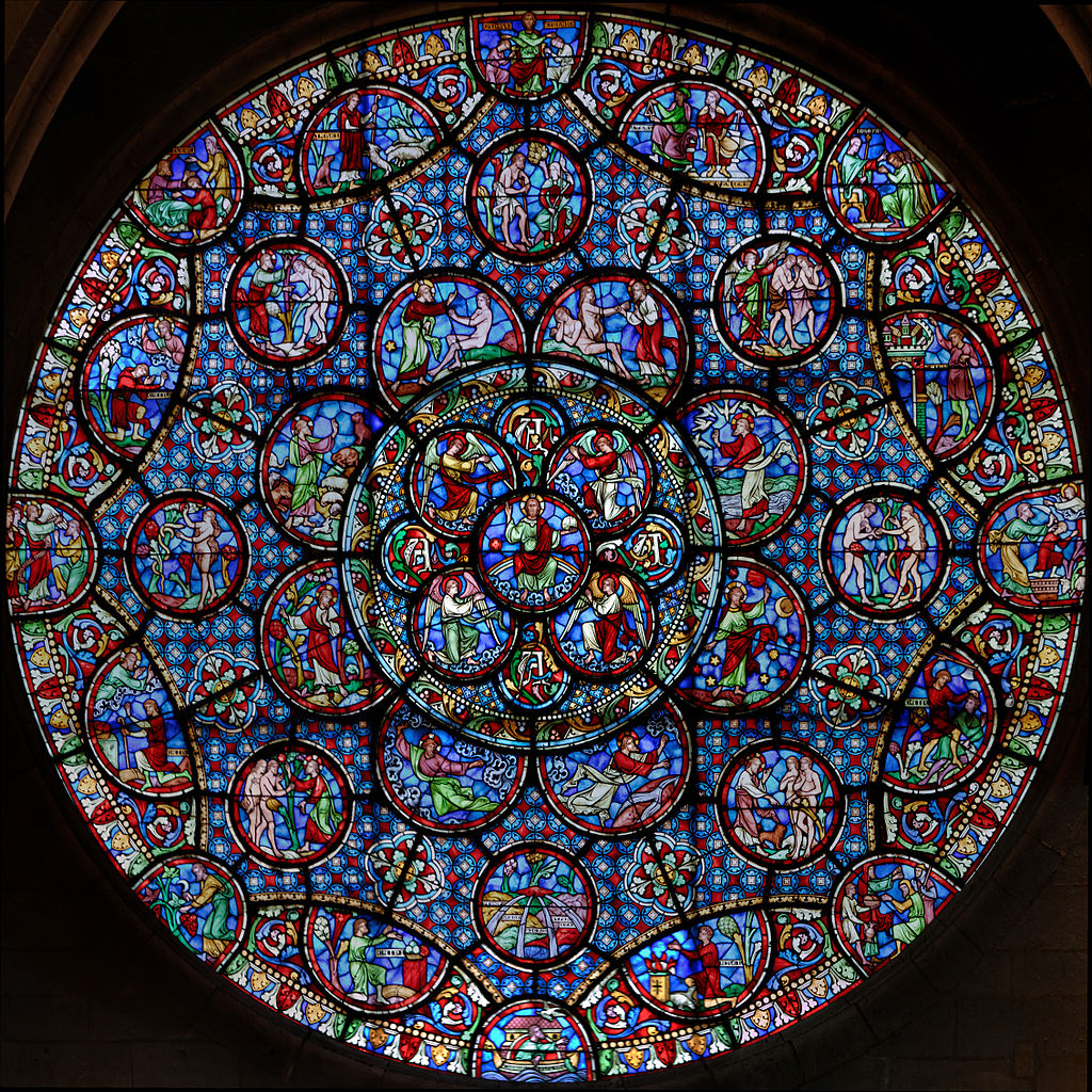 File:église Notre Dame De Dijon Rosace Nord intérieur Image De Rosace