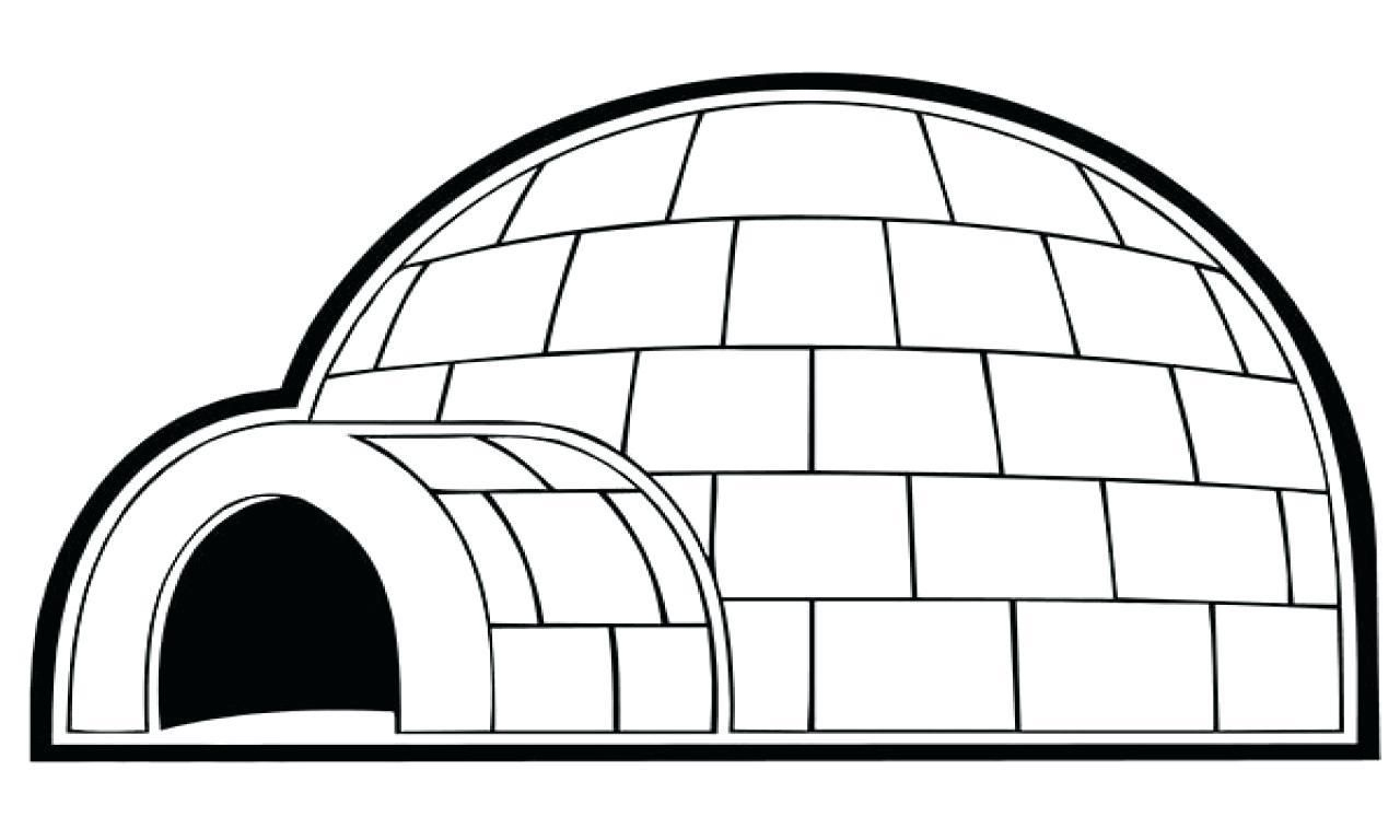 Fine Coloring Page Igloo That You Must Know, You'Re In pour Coloriage Igloo