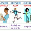 Fle - Jours De La Semaine-French destiné Chanson Pour Apprendre Les Jours De La Semaine