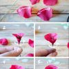 Fleurs Hawaiennes En Papier Crépon destiné Comment Faire Une Rose Avec Du Papier