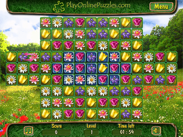 Flower Puzzle - Un Des Jeux En Ligne Gratuit Sur Jeux-Jeu.fr encequiconcerne Puzzle 5 Ans En Ligne