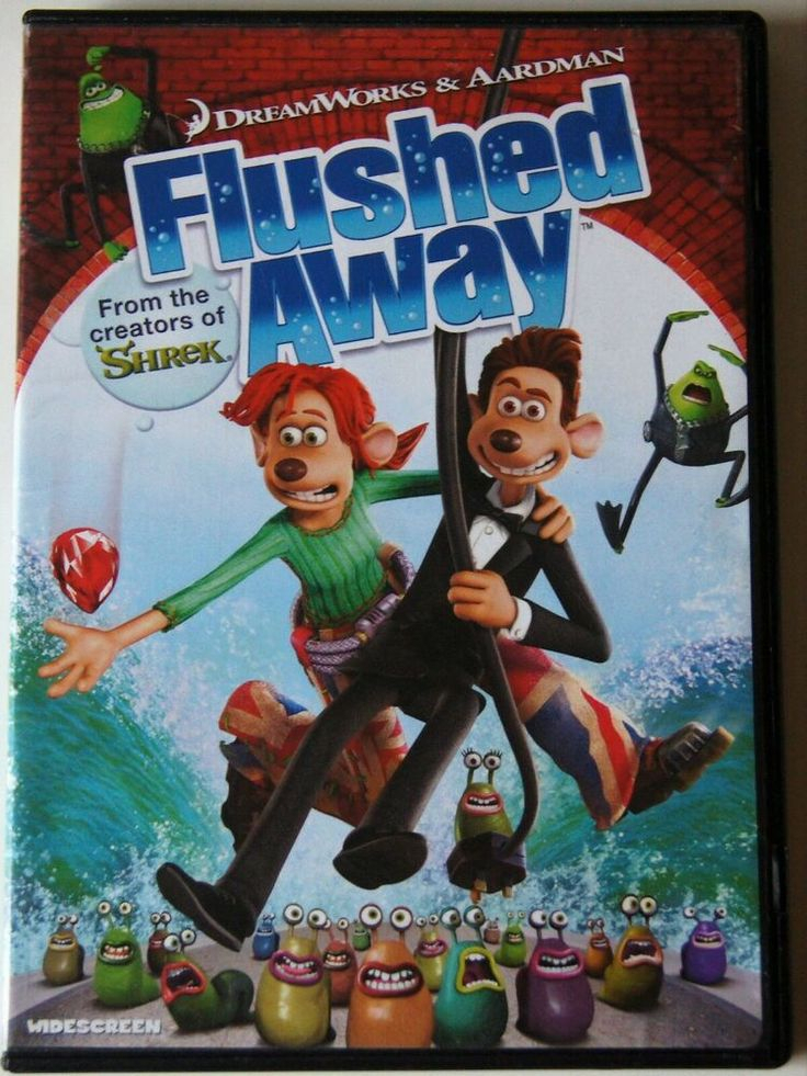 Flushed Away (Dvd, 2007, Widescreen Version Dreamworks à Film D Animation Dreamworks