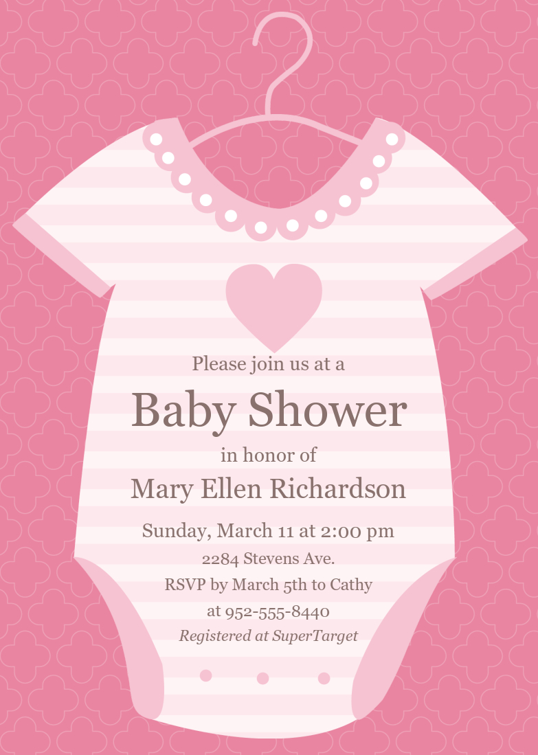 Focus In Pix Baby Announcements And Baby Shower Invitations destiné Invitation Baby Shower Texte