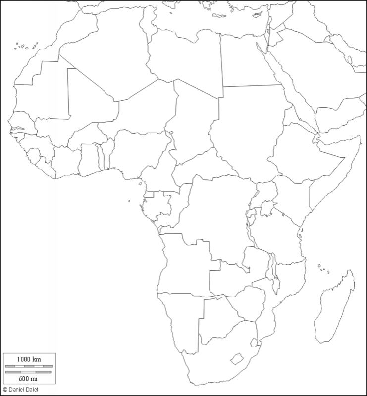 Fond Carte Afrique destiné Carte Vierge Afrique