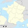 Fond De Carte Des Regions intérieur Carte Vierge Des Régions De France