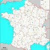 France Fond De Carte Départements Et Numéros Avec Carte concernant France Avec Département