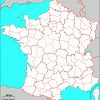 France Fond De Carte Départements Et Régions pour Carte De France Et Departement