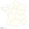 France-Region-Echelle-Vierge - Cap Carto Encequiconcerne à Carte Vierge Des Régions De France