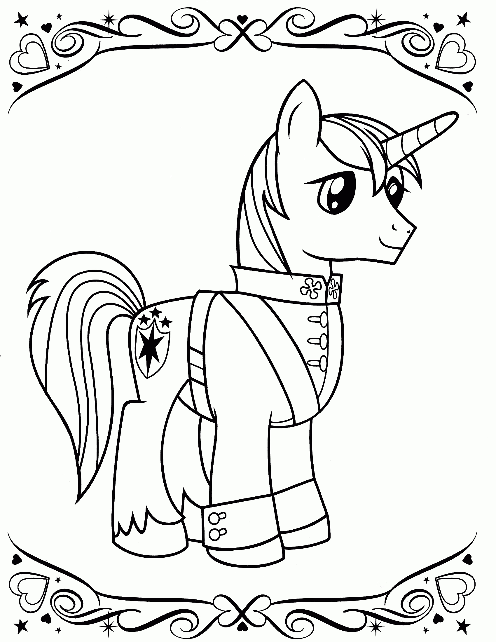 Free My Little Pony Shining Armor Coloring Pages, Download encequiconcerne Coloriage My Little Pony Cadence