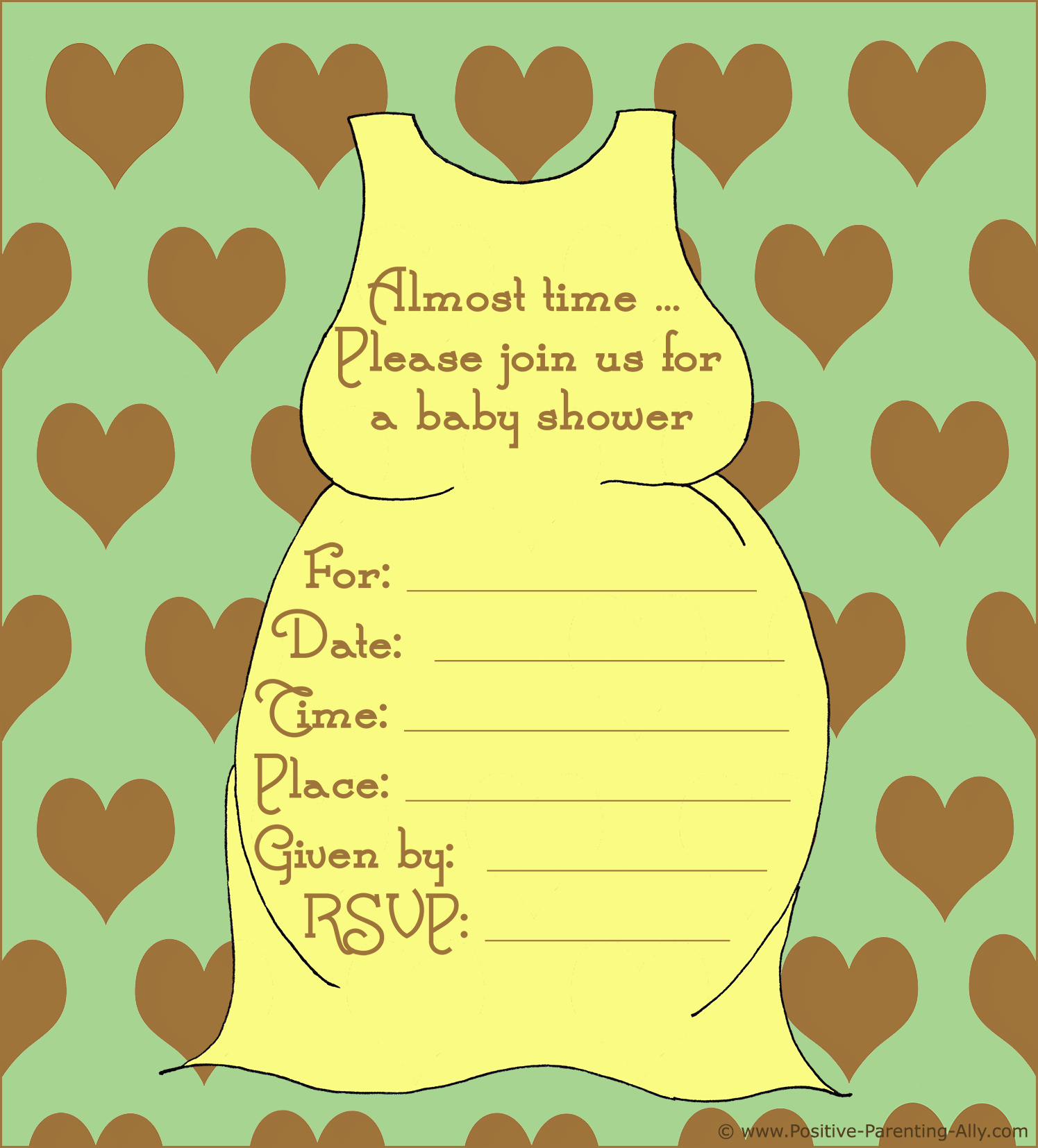 Free Printable Baby Shower Invitations In High Quality intérieur Cadeau Invité Baby Shower