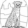 Free Printable Cheetah Coloring Pages For Kids dedans Guépard Dessin