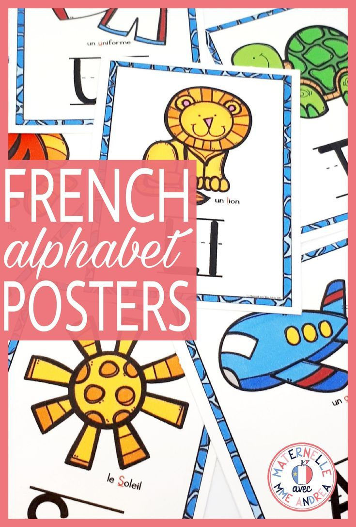 French Alphabet Flash Cards &amp; Posters - Cartes Éclairs Et destiné Apprendre Alphabet Francais