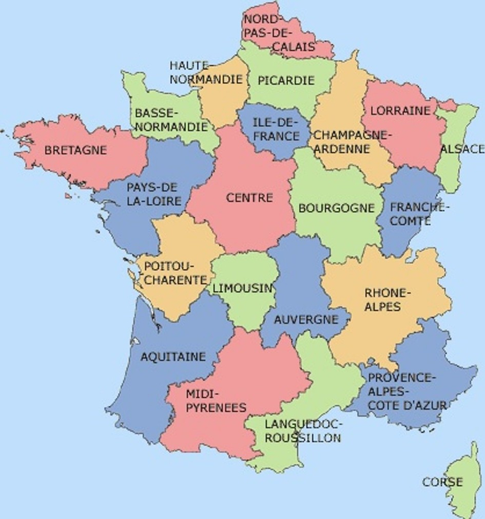 French Corner: Auvergne (April 2016) - Consulat Général De avec Carte De France Avec Region