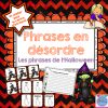 French {Halloween} Scrambled Sentences/Phrases En Désordre destiné Phrase D Halloween