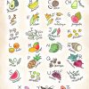 Fruits Et Légumes De Poster Alphabet Espagnol Par encequiconcerne Abc Des Fruits