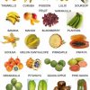 Fruits Exotiques | Fruits Exotiques, Fruits Et Légumes à Les Noms Des Arbres Et Leurs Fruits