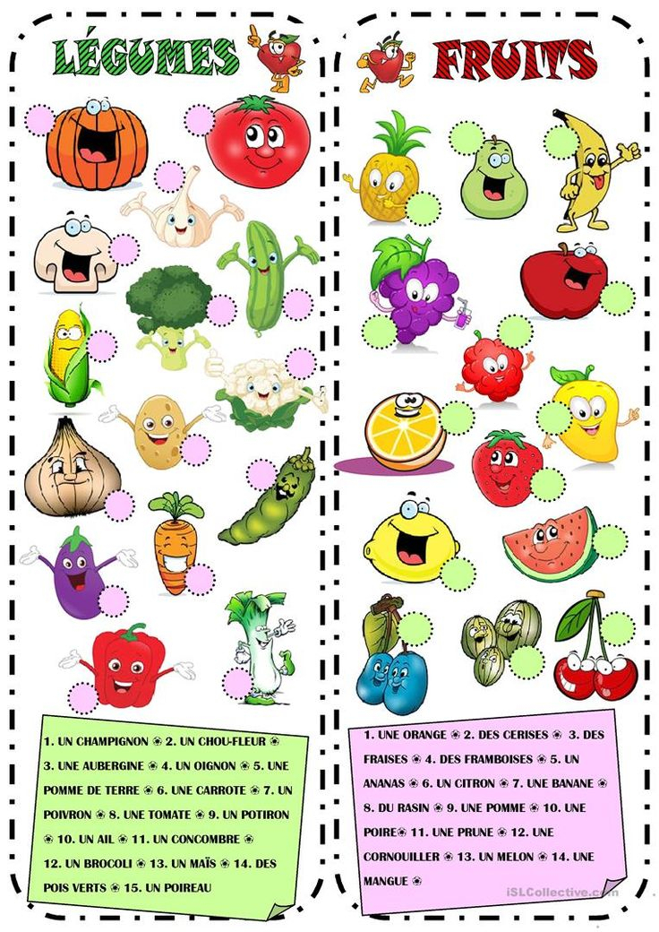 Fruits &amp; Légumes | Fruits Et Légumes, Alimentation Et Jeux intérieur Alimentation Fle
