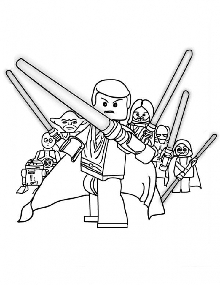 Get This Free Lego Star Wars Coloring Pages 48926 concernant Dessin À Colorier Star Wars Lego