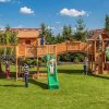 Grande Aire De Jeux De Jardin Pour Enfants En Bois Massif tout Jeux Pour Enfan