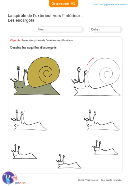 Graphisme Moyenne &amp;amp; Grande Section | Fiches Maternelle Gs Ms avec Exercice Graphisme Moyenne Section