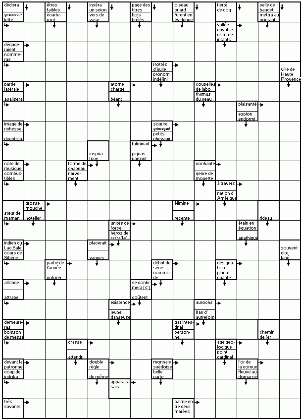 Grilles Mots Fleches Force 4 A Imprimer - Tcbo encequiconcerne Grilles Mots Fleches Gratuits En Ligne