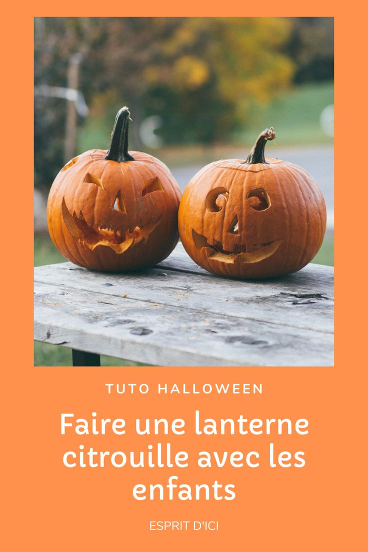 Halloween : Un Tuto Facile Pour Faire Une Lanterne destiné Faire Une Citrouille Pour Halloween