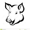 Happy Pig Head Portrait Stock Vector. Illustration Of pour Dessin De Tete De Cochon