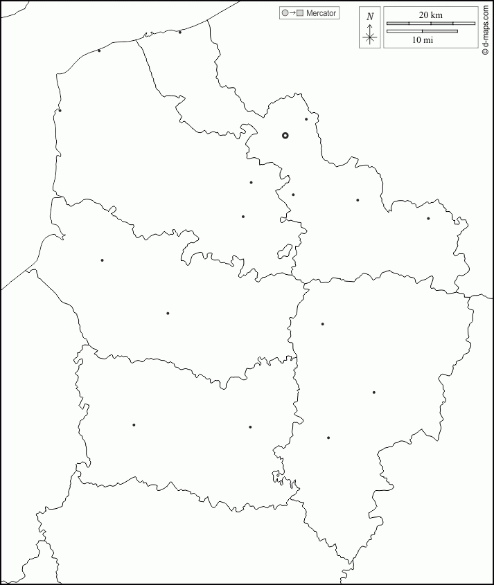 Hauts-De-France Carte Géographique Gratuite, Carte avec Carte Région France Vierge