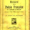 Histoire De La Poésie Française, De La Renaissance Au encequiconcerne Histoire De La Poésie