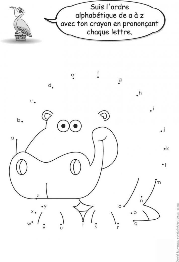 Point À Relier Alphabet - Arouisse.com