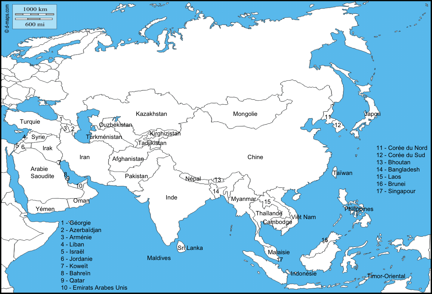 Infos Sur : Asie Pays - Arts Et Voyages destiné Capitale D Asie