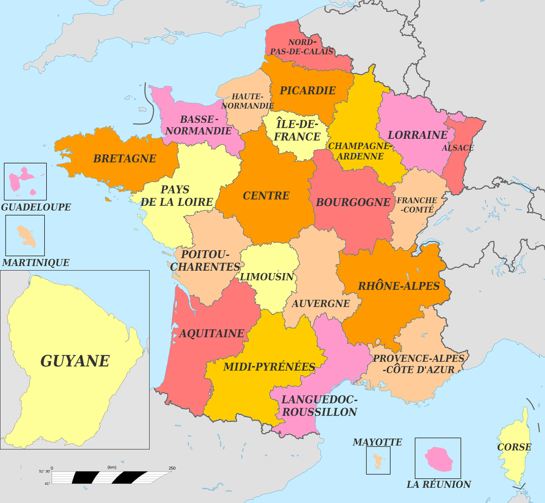 Infos Sur » Carte Des Regions De France 2015 » Vacances tout Decoupage Region France