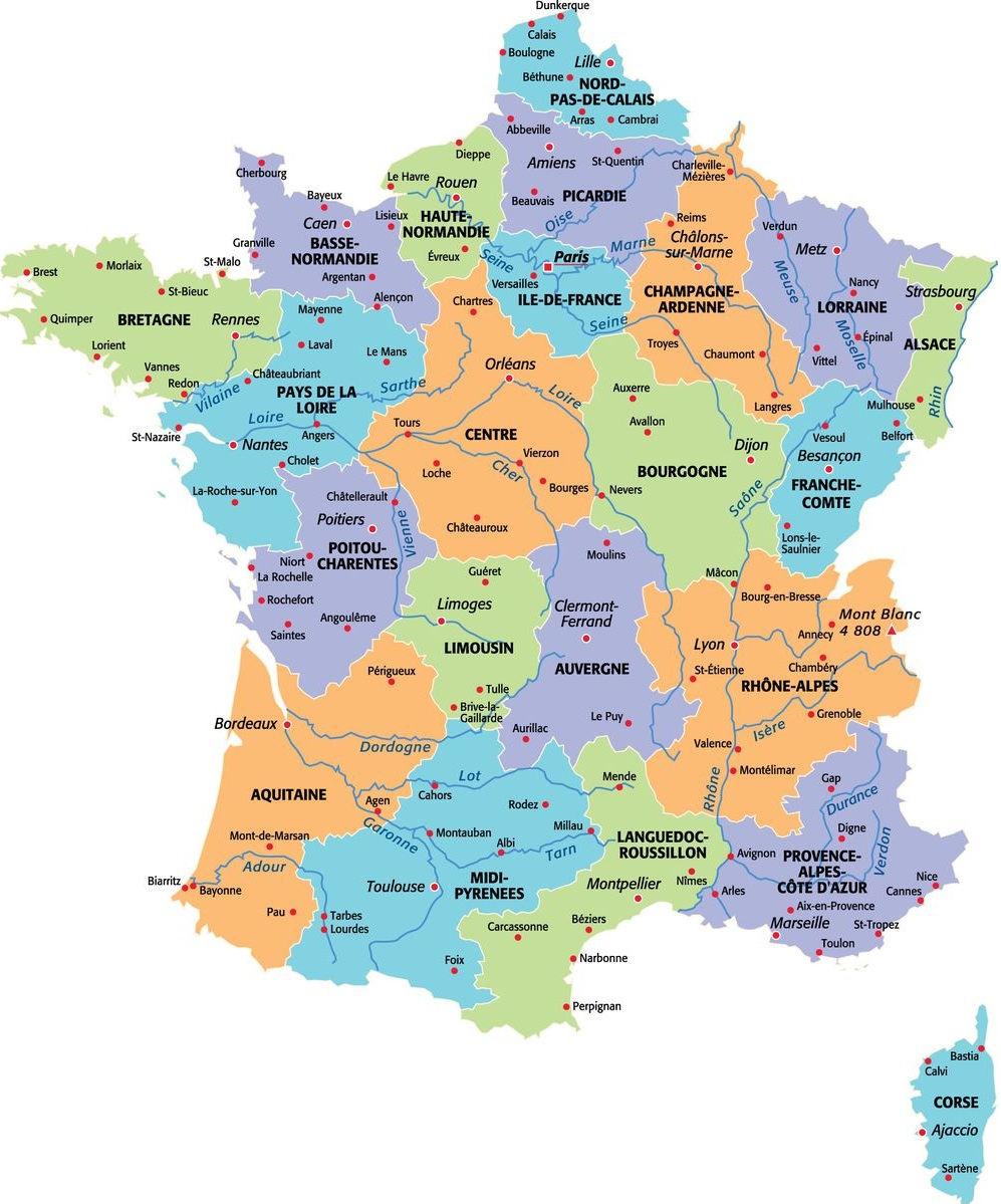 Infos Sur : Departement Region - Arts Et Voyages à Départements Et Régions De France