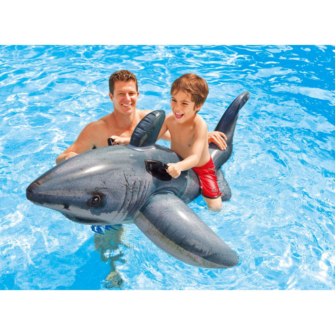 Intex - Requin Blanc Gonflable À Chevaucher - Jeux De serapportantà Jeux Gratuit Requin Blanc