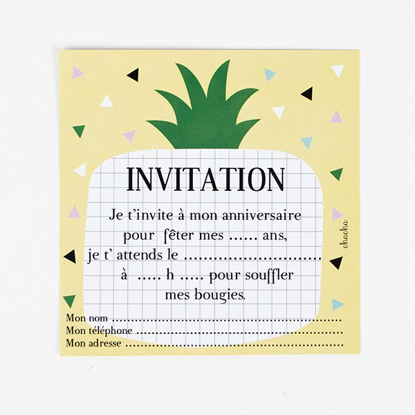 Invitation Anniversaire Tropical À Imprimer avec Carton D Invitation Anniversaire Adulte