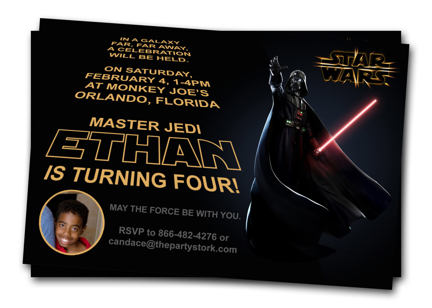 Invitation D&amp;#039;Anniversaire Star Wars Elegant Free Printable encequiconcerne Carte D Invitation Star Wars