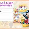 Invitation La Maison De Mickey 3 | Invitation Anniversaire concernant Invitation Anniversaire 3 Ans