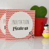 Invitation Pour Une Fête Pirate ( 8 - 9 - 10 Ans) | Mon encequiconcerne Carte Invitation Anniversaire Pirate