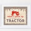 Invitations Anniversaire Tracteur Rustique Wood Farm destiné Carte Invitation Tracteur