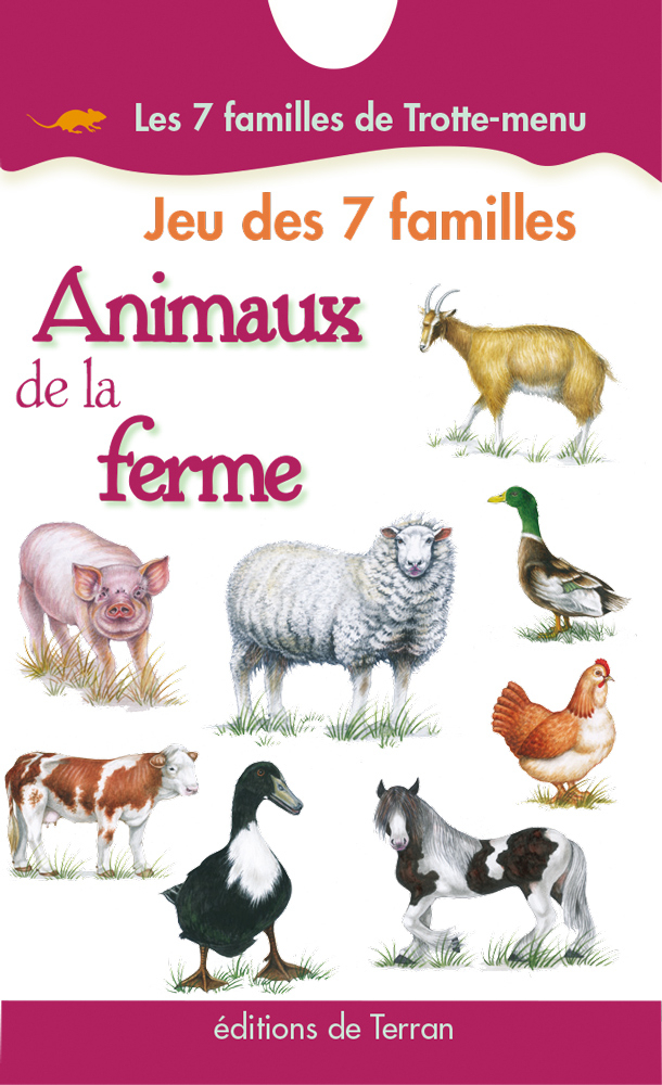 Jeu : Animaux De La Ferme - 7 Familles destiné Jeu De Ferme Gratuit Avec Animaux