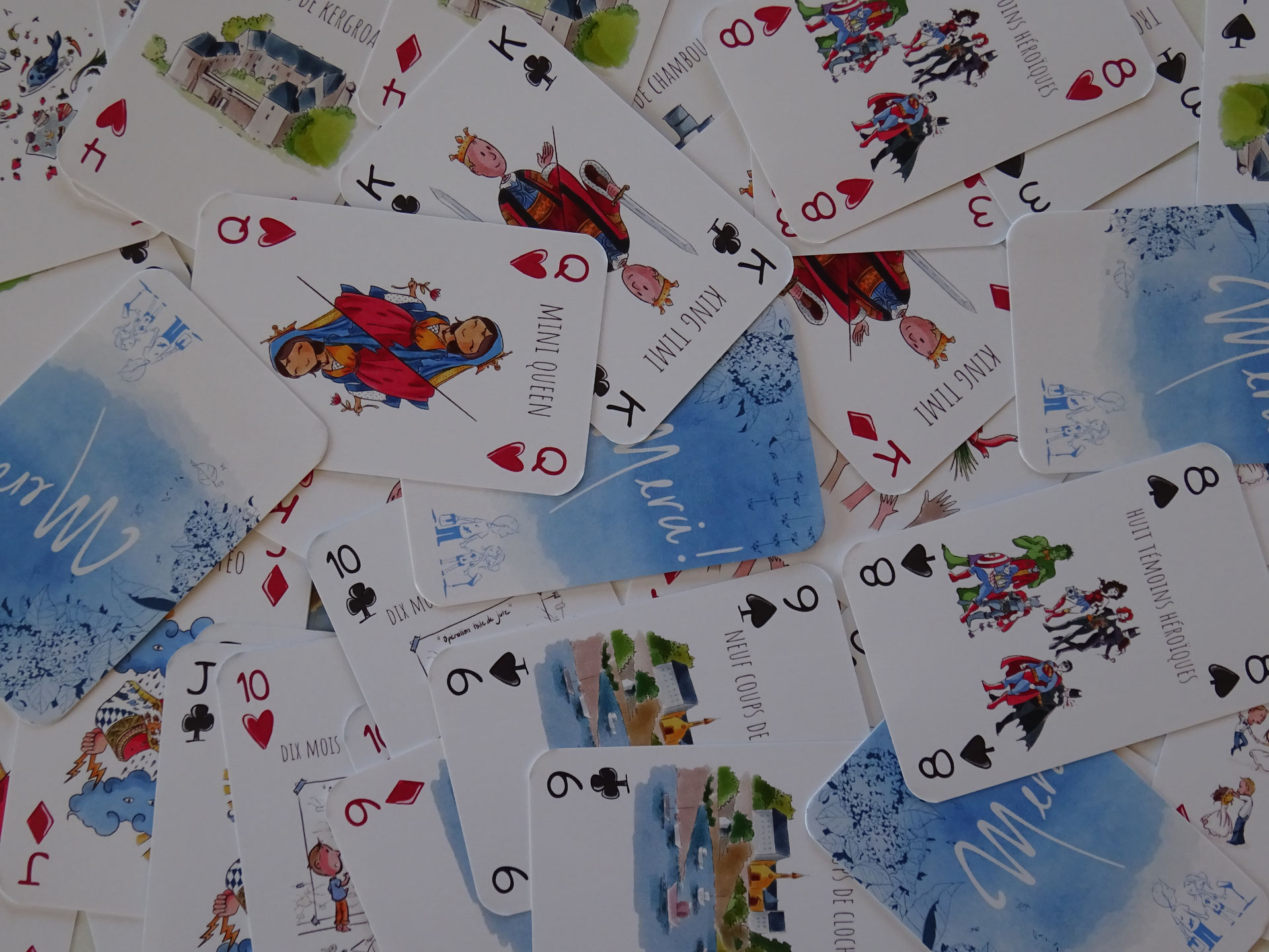 Jeu De Cartes Personnalise Pour Mariage - Jeux De Cartes dedans Comment Créer Un Jeu De Carte