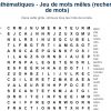 Jeu De Mots Mêlés Avec Les Mathématiques En 2020 (Avec concernant Jeu De Mots Meles Gratuit En Francais