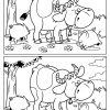 Jeu Des Différences, La Vache Et Les Cochons - Lulu La dedans Jeu De Difference Gratuit