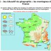 Jeu Éducatif De Géographie : Les Montagnes De France | Les tout Jeu Geographie France
