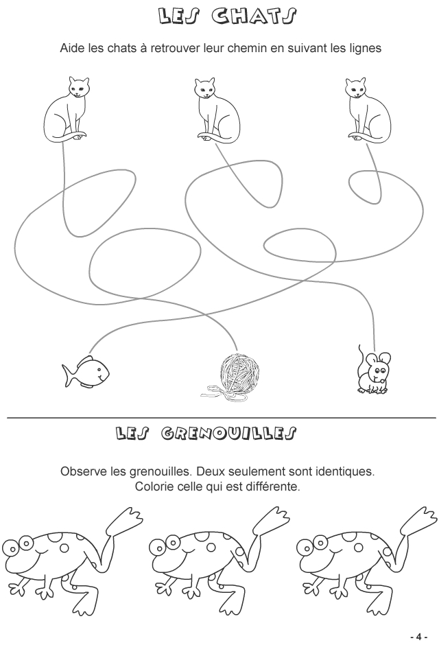 Jeux À Imprimer Pour Enfants De 4-6 Ans, Page 4 - Turbulus intérieur Jeux Pour Petite Fille De 4 Ans Gratuit